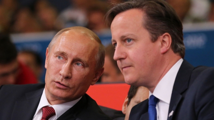  Întrevedere Putin-Cameron, în vederea ameliorării relaţiilor dintre Moscova şi Occident