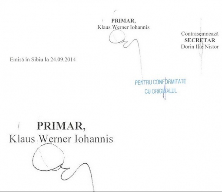 Aşa arată SEMNĂTURA noului preşedinte al României, Klaus Iohannis!