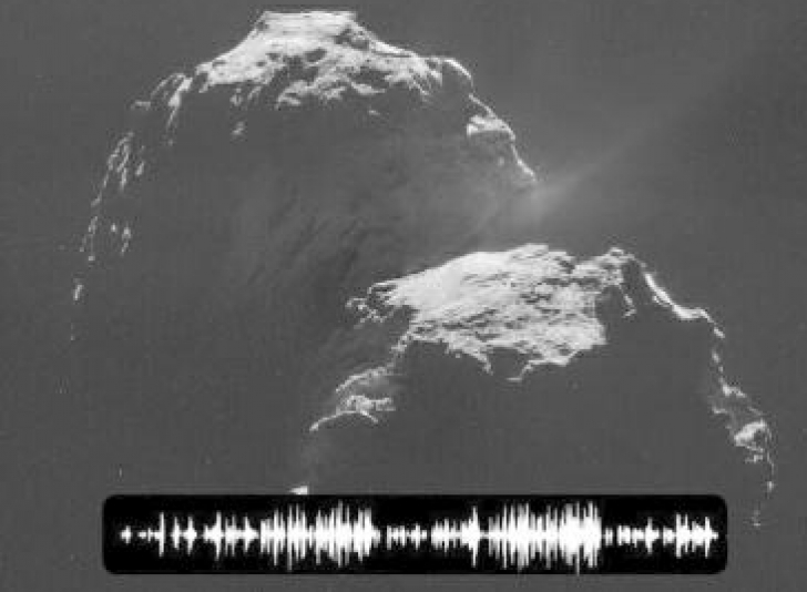 FASCINANT: Cântecul cometei Ciurimov-Gherasimenko interpretat prin instrumentele sondei Rosetta