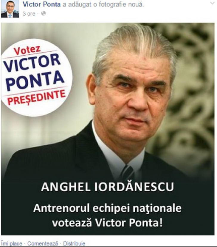 SURPRIZĂ - Dovada că generalul Iordănescu face parte din armata lui Victor Ponta