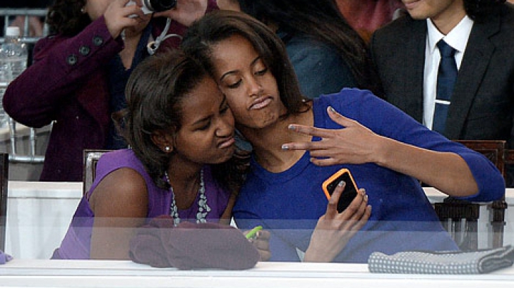 Sasha şi Malia Obama, ţinute departe de ochii presei