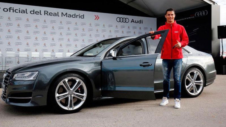 Audi a oferit o nouă flotă de mașini echipei Real Madrid. Ce model a ales Cristiano Ronaldo