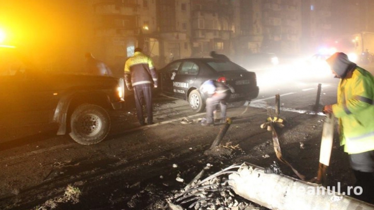 Accident grav la Gherla. Un agent de securitate a ajuns la spital / Foto: dejeanul.ro