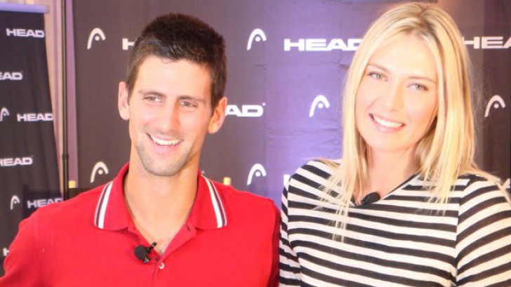 Djokovic și Sharapova, declarați cei mai buni sportivi ai anului