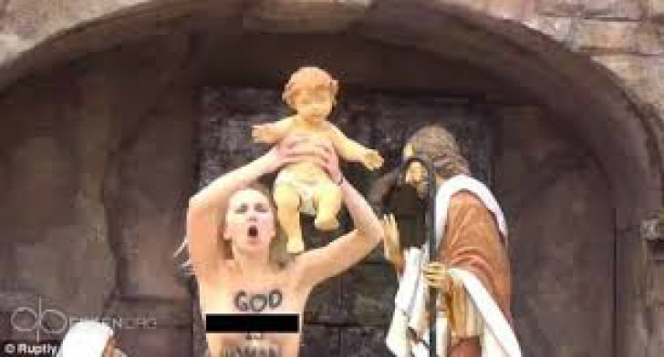 Membra Femen, eliberată de Vatican