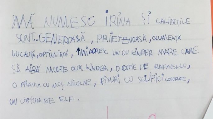 Victor Ponta a publicat scrisoarea fiicei sale pentru Moș Nicolae. Ce daruri își dorește