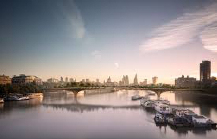 Cum va arăta Garden Bridge, podul de 275 de milioane de dolari din Londra