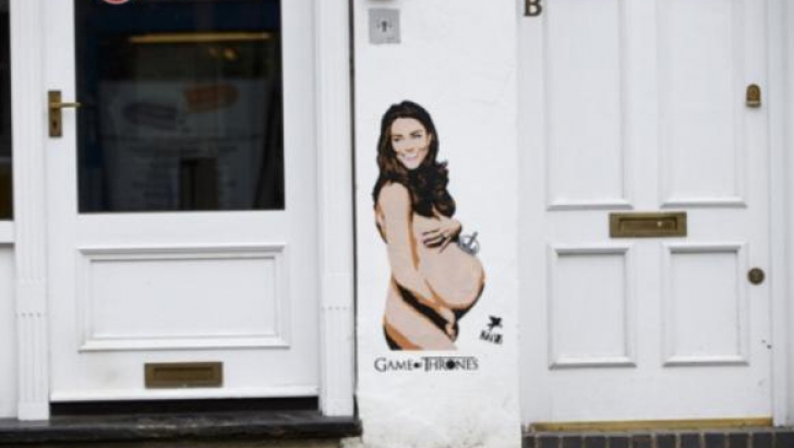 ŞOCANT - SCANDAL la Londra: Prinţesa Kate Middleton apare gravidă şi goală