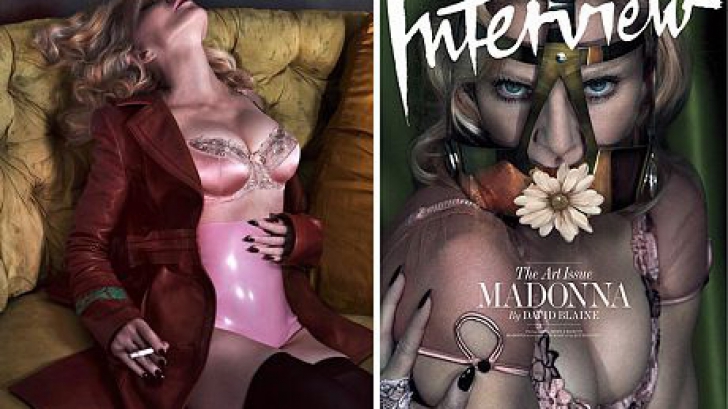Madonna pozează în sânii goi la 56 de ani