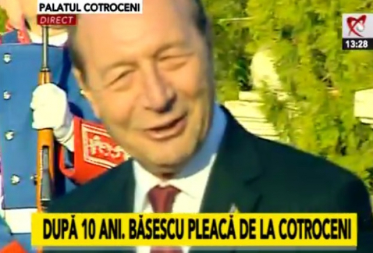 Traian Băsescu a plecat de la Cotroceni, după 10 ani