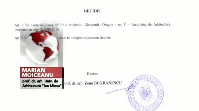 Scandal la Arhitectură, după ce un student a fost exmatriculat