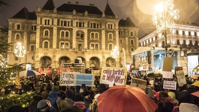 Protest la Budapesta