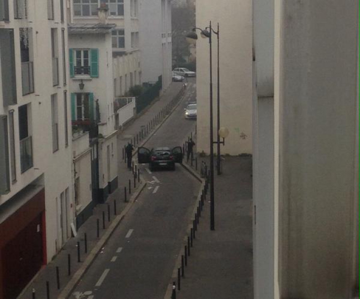 IMAGINI DRAMATICE de la locul atacului armat din Paris