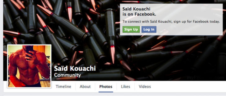 Cum arată pagina de Facebook a teroristului Said Kouachi