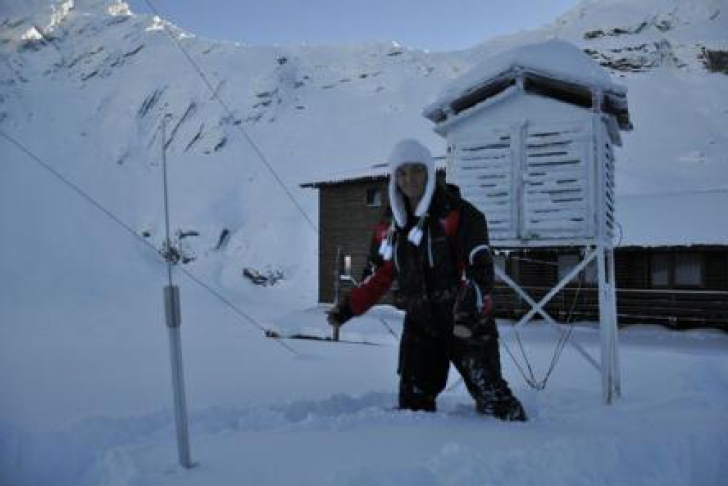 Incredibila poveste a primei femei meteorolog de la stația cu cea mai mare zăpadă din România
