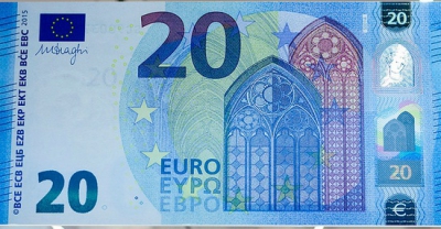 Noua bancnotă de 20 de euro