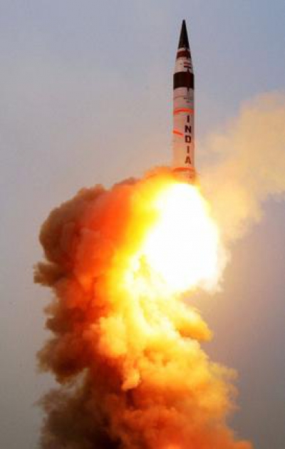 Lansatorul mobil pentru Agni V, testat cu succes de India