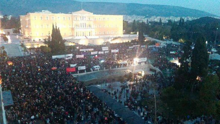 Demonstraţii în Grecia