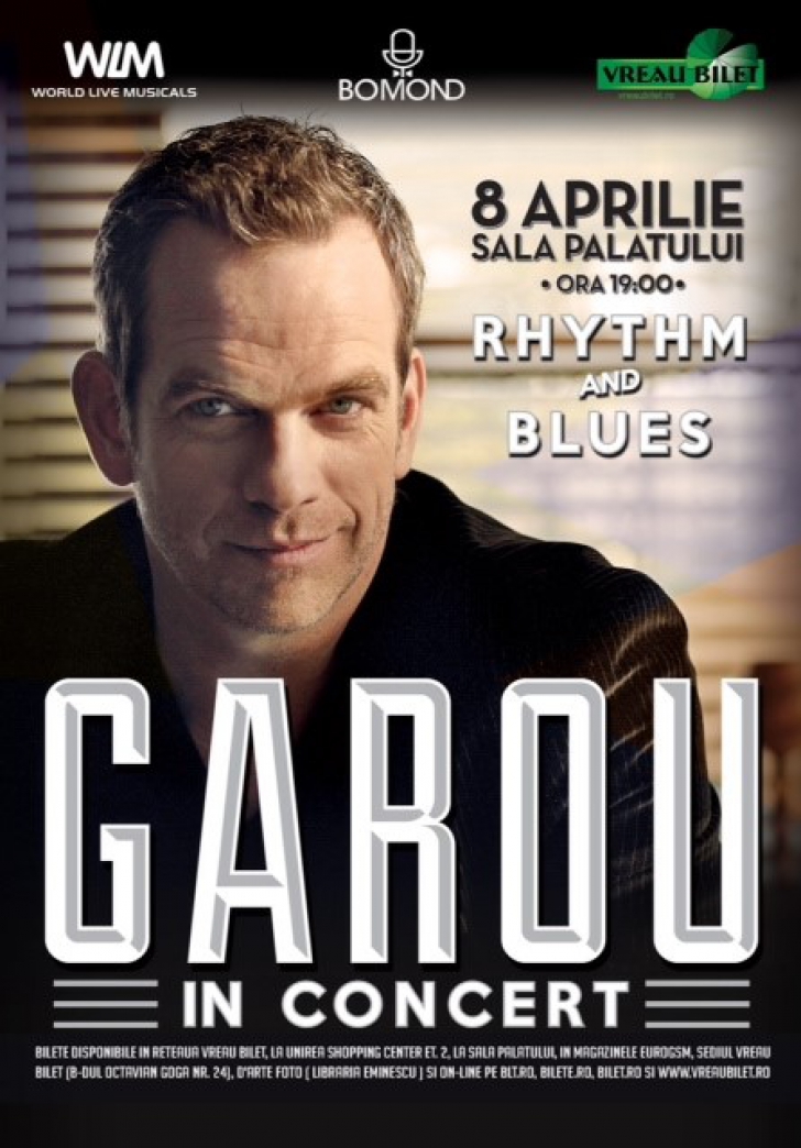  GAROU, revelația artistică din musicalul “Notre Dame de Paris”, concerteaza în premieră în România