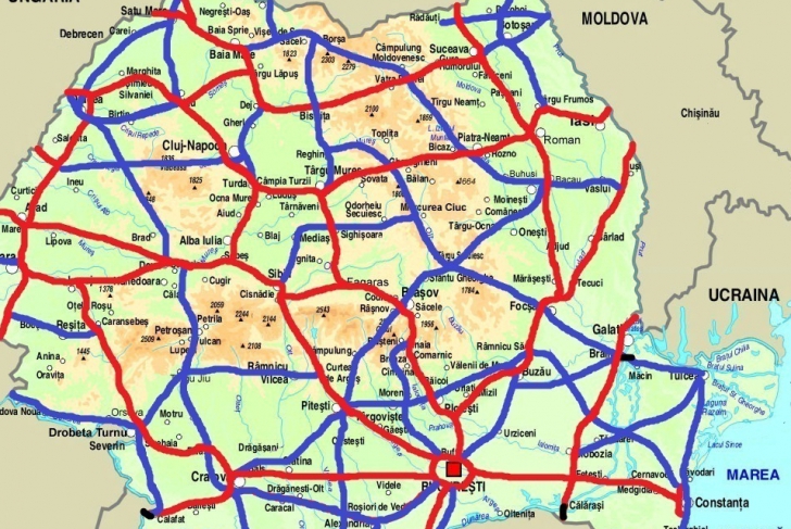 Harta rutieră
