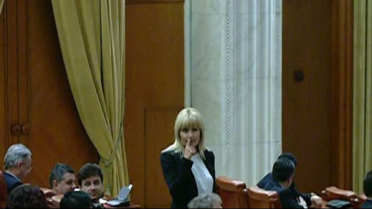 Ce spune Băsescu despre gestul misterios al Elenei Udrea, din Parlament