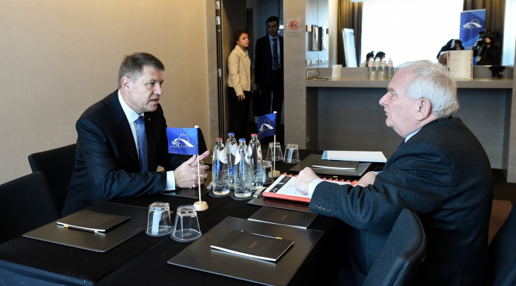 Klaus Iohannis s-a întâlnit cu președintele PPE / Foto: presidency.ro