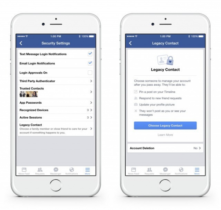 Testament Facebook- noua funcţie