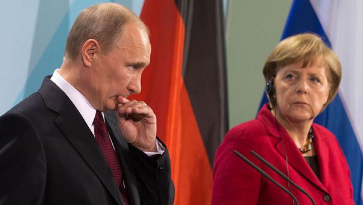 Discuţie telefonică între Putin, Hollande și Merkel cu privire la armistițiu