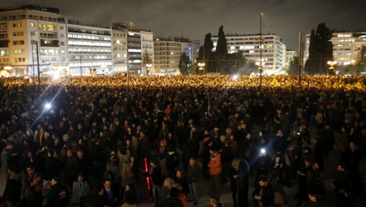 Miting de amploare la Atena: "Europa nu ne poate șantaja!"