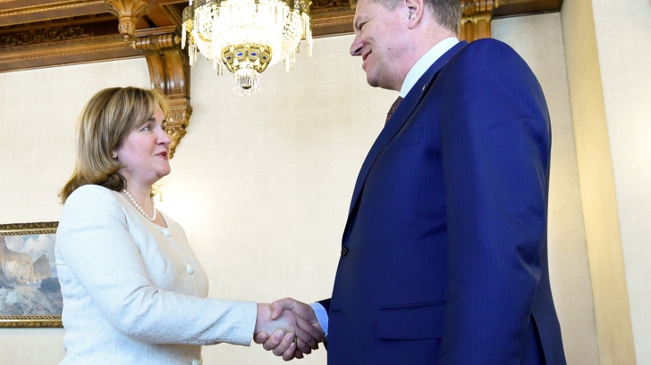 Iohannis s-a întâlnit la Cotroceni cu Natalia Gherman, viceprim-ministru al Rep. Moldova