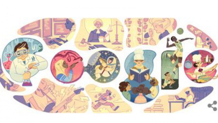 Ziua Internațională a Femeii. Google urează La mulţi ani de Ziua Internațională a Femeii