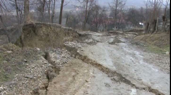 Alunecări de teren în Buzău