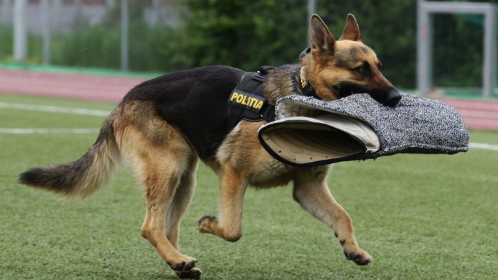 Demonstrații ale polițiștilor, cu câini și standuri cu tehnică, în Parcul Lumea Copiilor
