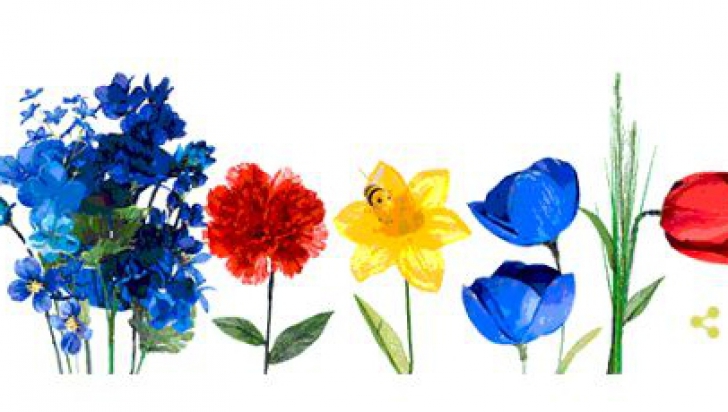 Prima Zi a Primăverii. 20 martie 2015 este sărbătorit de Google