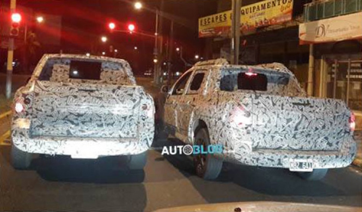 Dacia Duster pick-up patru uşi! Imagini spion cu noua Dacia Duster pick-up