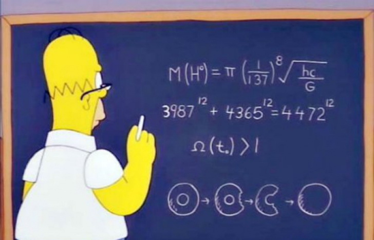 Fabulos! Cum a prezis Homer Simpson ecuatia "particulei lui Dumnezeu"   