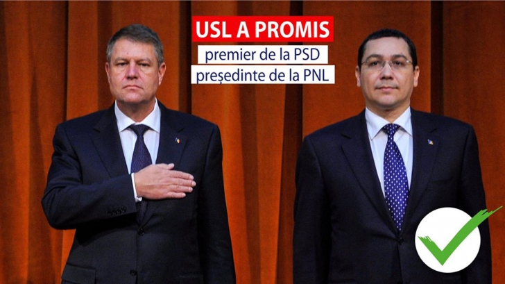 Una dintre imaginile postate pe pagina de Facebook a premierului Ponta