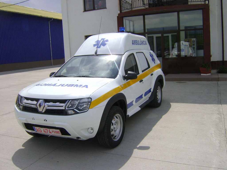Dacia Duster Ambulanţă. Cum arată noul Duster destinat serviciilor de Ambulanţă