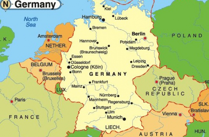harta germaniei regensburg Regensburg Germania Harta