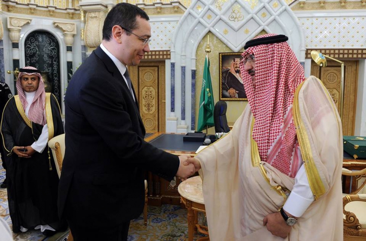Victor Ponta, în turneu. Premierul s-a întâlnit cu regele Arabiei Saudite / Foto: Facebook.com