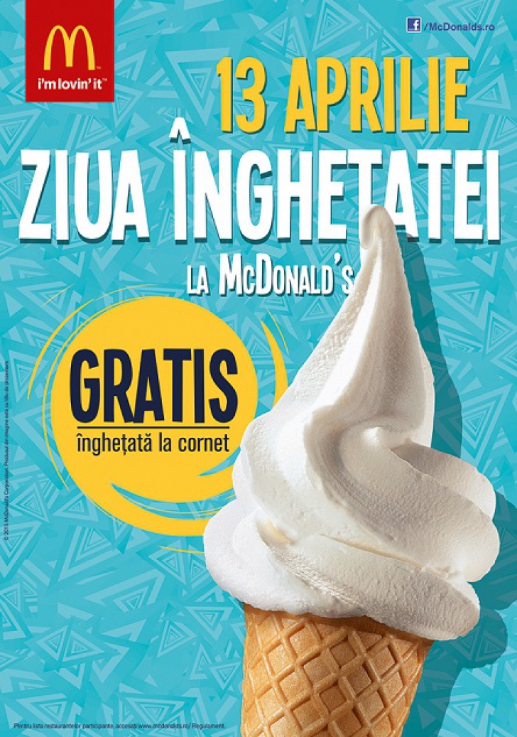 Vara începe cu Ziua Înghețatei la McDonald’s (P)
