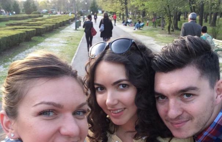 Simona Halep, selfie la Constanţa