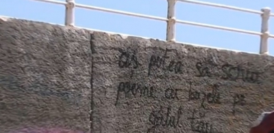 Mesajul de pe un zid din Portul Tomis, viral pe internet