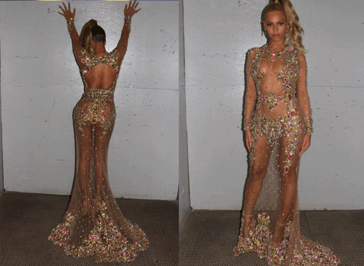 Ce ţinută îndrăzneaţă a purtat Beyonce pe covorul roşu! Toate privirile au fost aţintite asupra ei