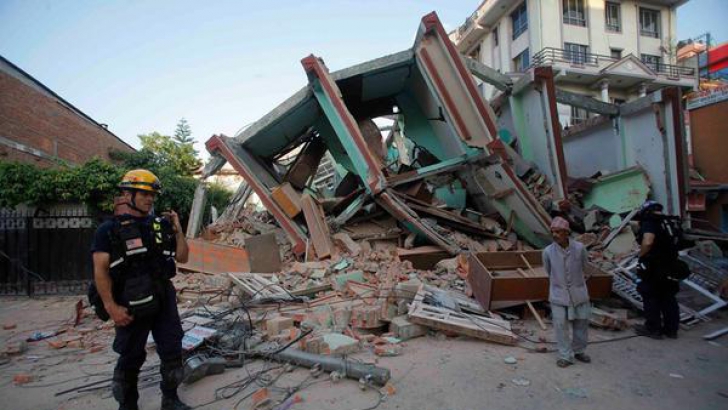 Ultimul cutremur din Nepal, surprins în imagini