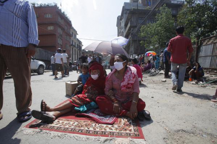 Ultimul cutremur din Nepal, surprins în imagini 