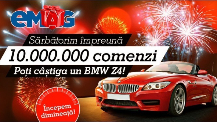 Reduceri imense la eMAG. Magazinul împlinește 10 milioane de comenzi