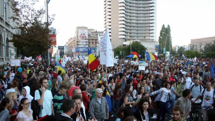 Protest mare, sâmbătă, în București și în alte orașe - Imagine de arhivă