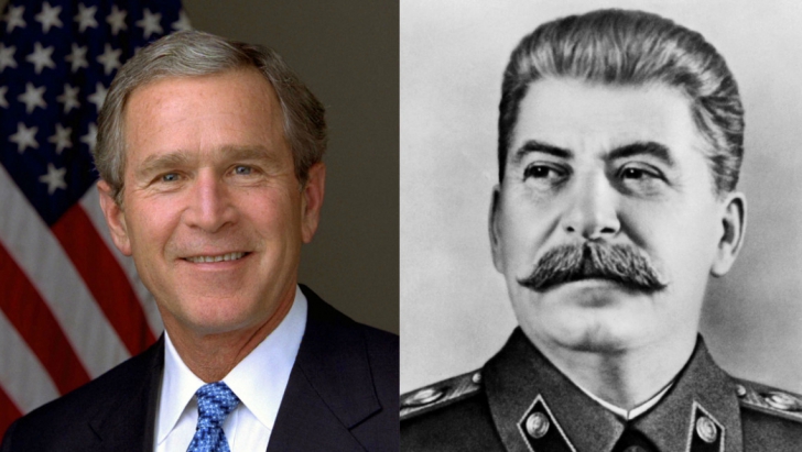 George Bush e detestat! Lumea îl place mai mult pe Stalin