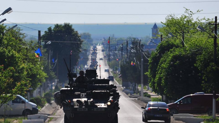 Americanii au plecat cu tancurile, pe stradă, de la Constanța la Brașov